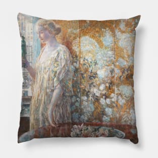 Tanagra (The Builders, New York) by Childe Hassam Pillow