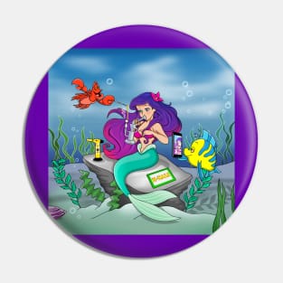 N-Hale Irie-Elle Dabbing Mermaid Pin