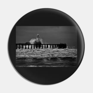 Storm in Black and White Pin