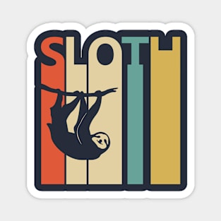 Funny Vintage Sloth Gift Magnet