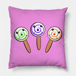 Lollipop Lollipop (Secondary colours) Pillow