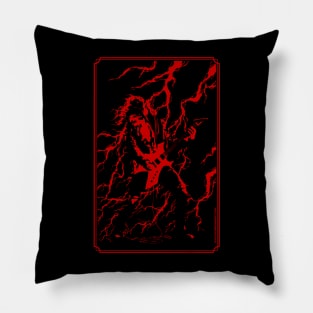 This is music red Pillow