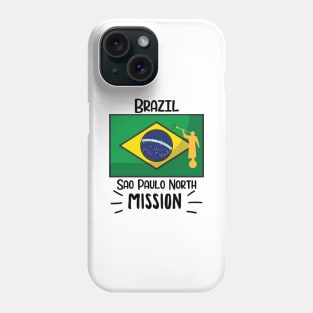 Brazil Sao Paulo North Mormon LDS Mission Missionary Gift Idea Phone Case