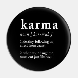 Karma Definition Pin