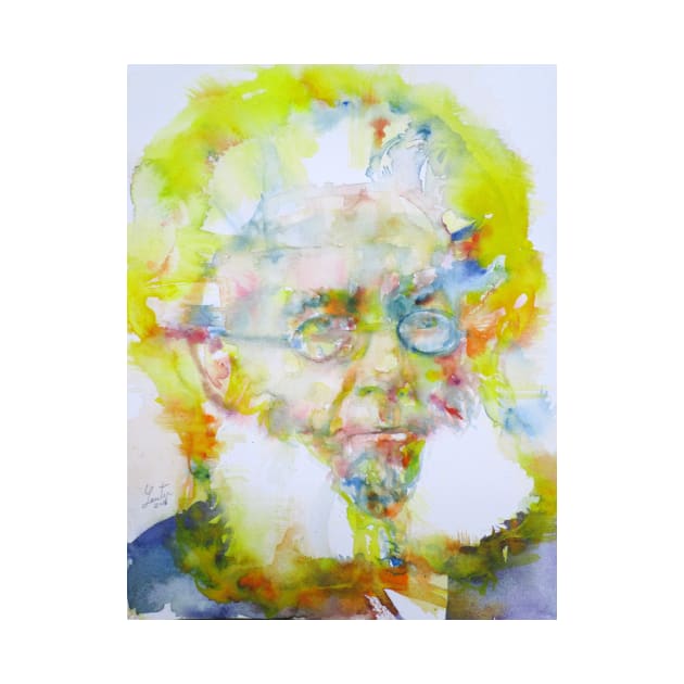 HENRIK IBSEN watercolor portrait by lautir