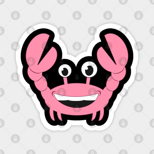 Cheerful crab Magnet by Lauromir