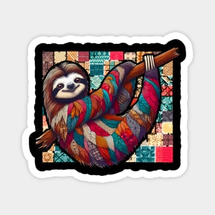 Stitched Sloth Magnet