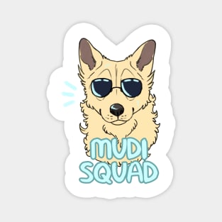 MUDI SQUAD (cream) Magnet