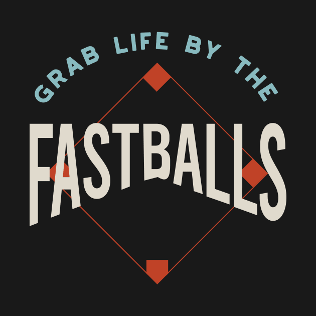 Funny Baseball Saying Grab Life by the Fastballs by whyitsme