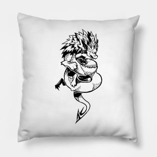 Asian Dragon Pillow