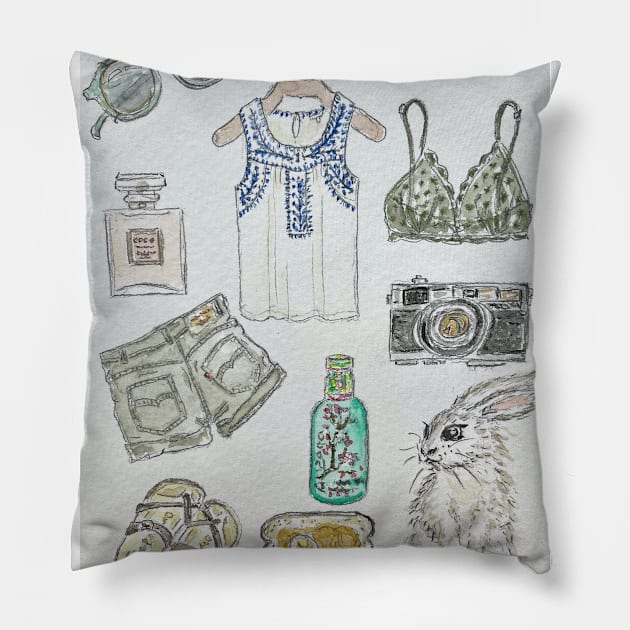 Simple Saturday Pillow by KEOE