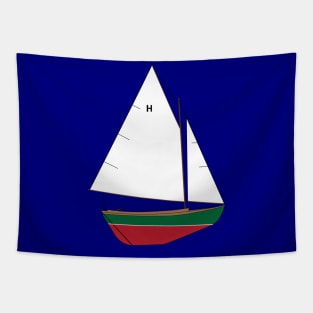 Herreshoff 12 1/2 Sailboat Tapestry