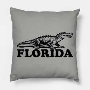 Wild Florida Gator Pillow