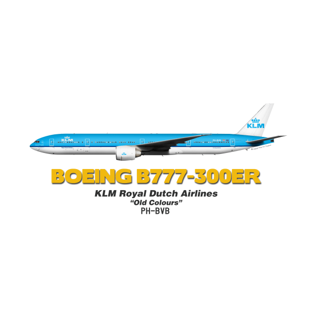 Boeing B777-300ER - KLM Royal Dutch Airlines "Old Colours" by TheArtofFlying