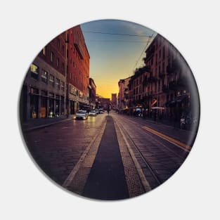 Sunset in the Street Pin