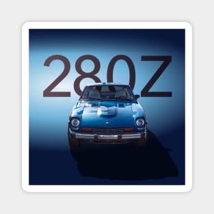 Blue Datsun 280Z Magnet