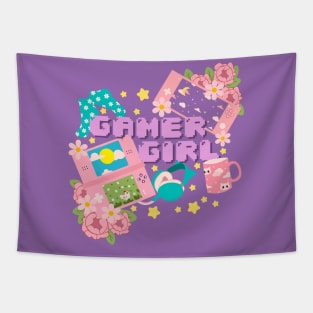 Gamer girl Tapestry