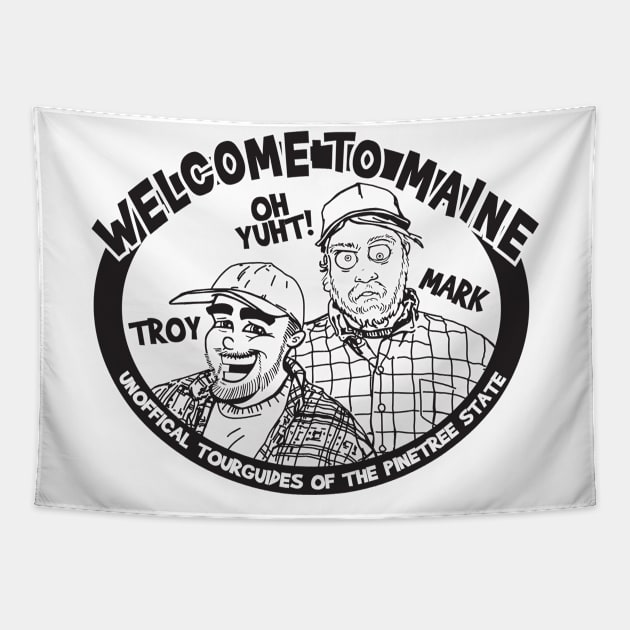 Welcome to Maine Unofficial Tourguides Tapestry by Welcome to Maine