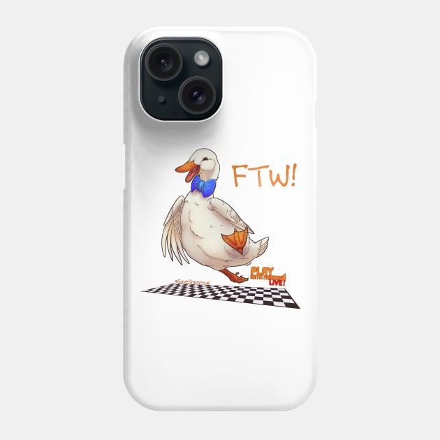 For the Win! Epic Duck Races! Phone Case by Fungo