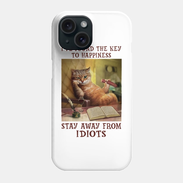 Read Book With Sausage Cat Lover Phone Case by Delmonico2022