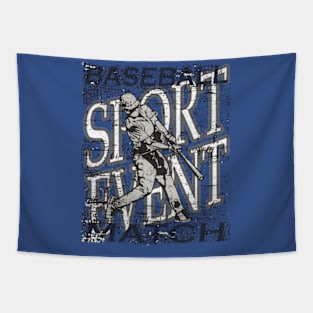 Sport Event Baseball Match Abstract Tapestry