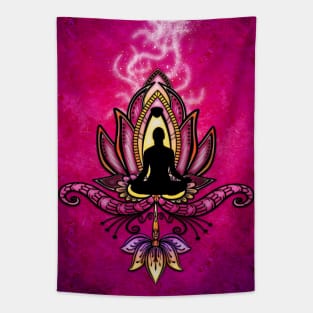 Wonderful colorful lotus flower Tapestry