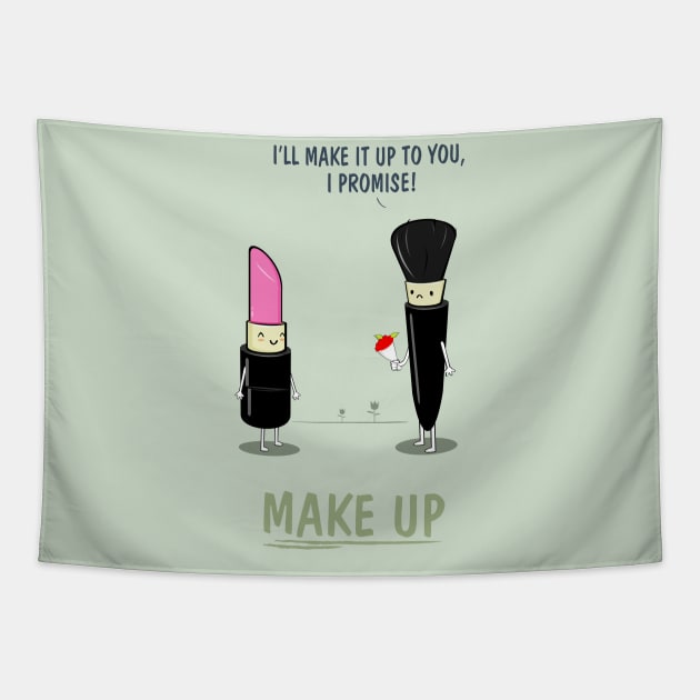 Make Up Tapestry by downsign