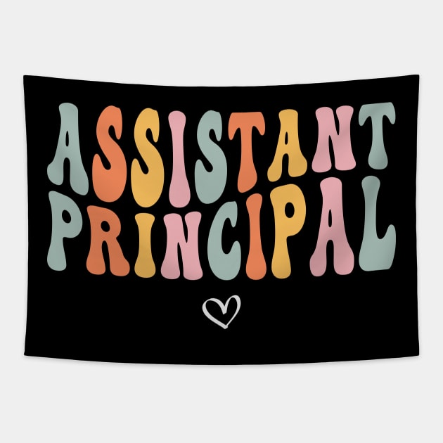 Groovy Assistant Principal Funny School Worker Assistant Tapestry by Flow-designs