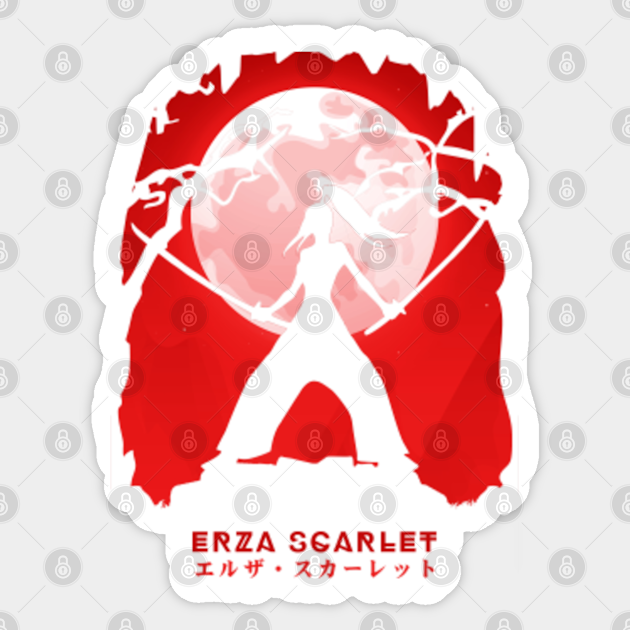 Erza Scarlet Fairy Tail Pegatina Teepublic Mx