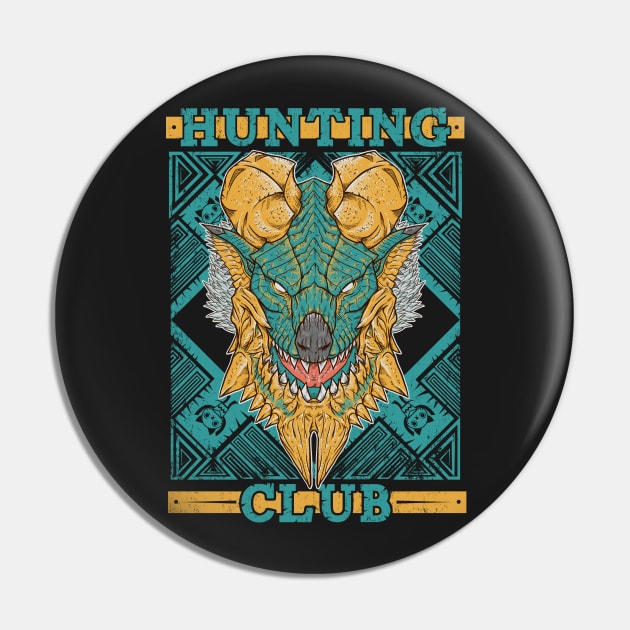 Hunting Club: Zinogre Pin by AdamWorks