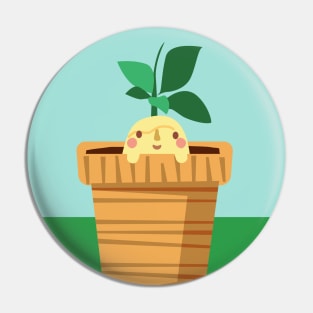 Kawaii Mandrake Pin