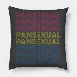 Retro Pansexual Pride Pillow