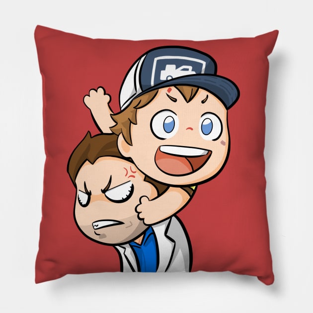 Nick & Ellis Bros Pillow by ShonenFox