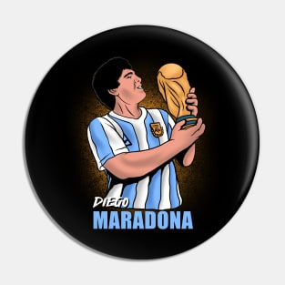 Rip diego maradona Pin