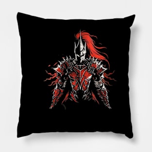 solo leveling igris red armor Pillow