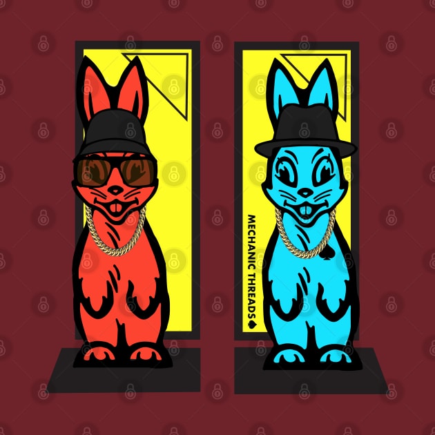 Hippity Hip Hop Rabbits by mechanicthreads