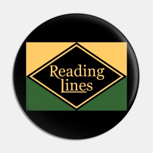 Reading Lines Railroad Logo Pin