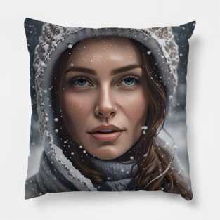 Arctic Lady Pillow