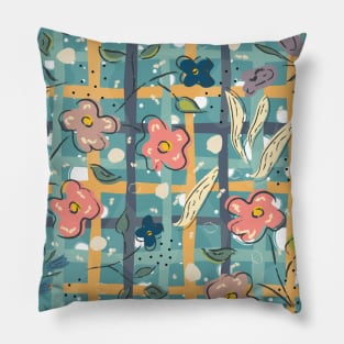 Floral Pattern Pillow