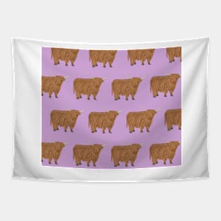 Amazing Highland Cow Tapestry