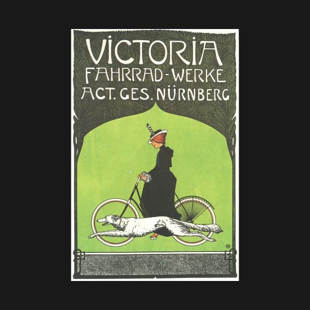 Victoria Fahrrad-Werke - Vintage Bicycle Poster from 1910 by coolville