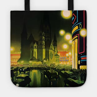 Vintage Travel Poster Germany Berlin Tote