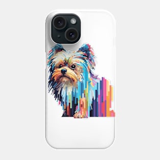 Yorkshire Terrier Dog Pet World Animal Lover Furry Friend Abstract Phone Case
