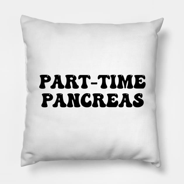 Part Time Pancreas Pillow by CatGirl101