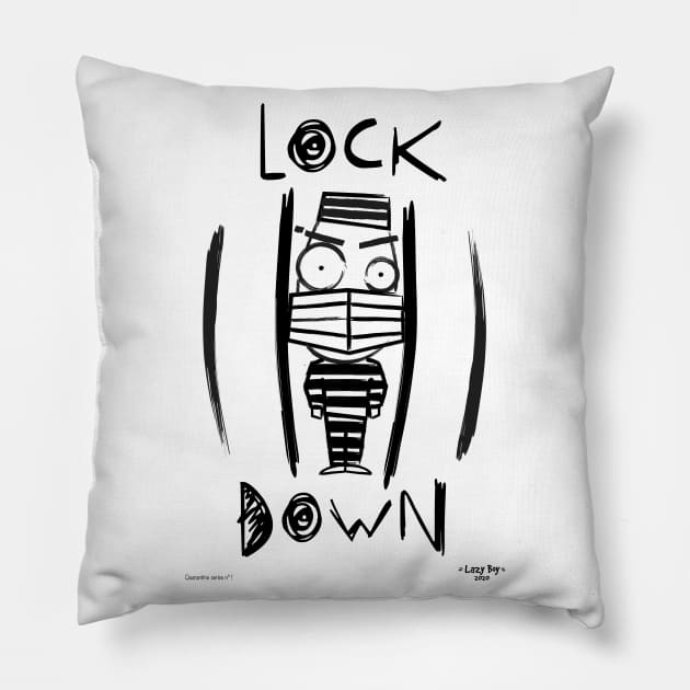 lock down Pillow by Lazy Boy sketch