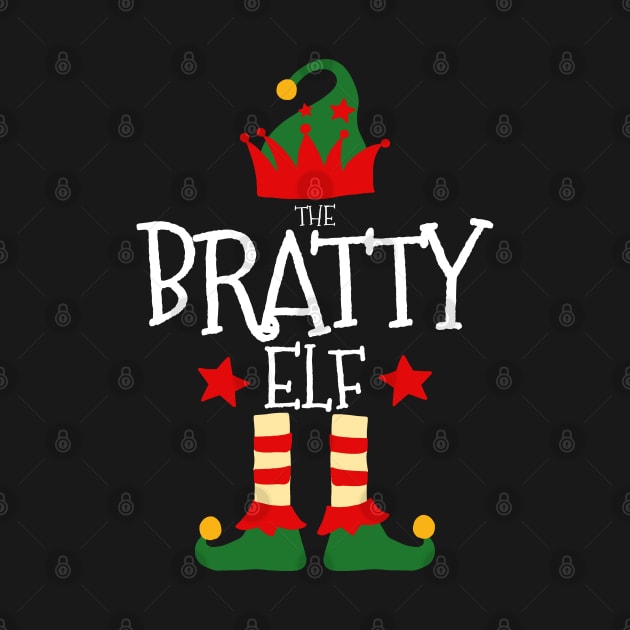 Bratty Elf Matching Family Group Christmas Party Pajamas by uglygiftideas