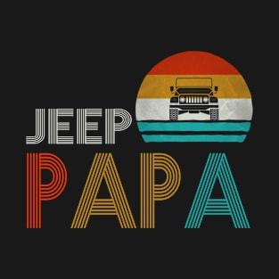 Jeep Papa Vintage Jeep Retro Jeep Sunset Jeep Men/Women/Kid Jeep T-Shirt