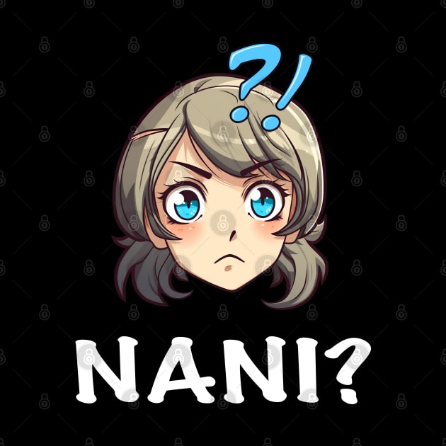 Sceptical Anime Emoji Nani? - Anime Shirt by KAIGAME Art