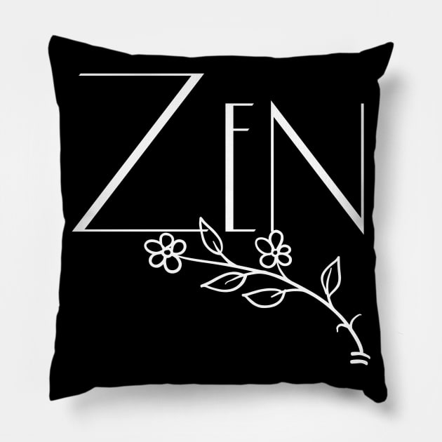 Zen Pillow by LittleBean