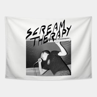 Scream Therapy Screamer block design Tapestry